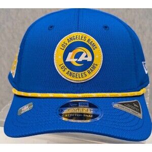 New Era Los Angeles Rams Blue 2024 9seventy Stretch Snap Hat New Cool Era